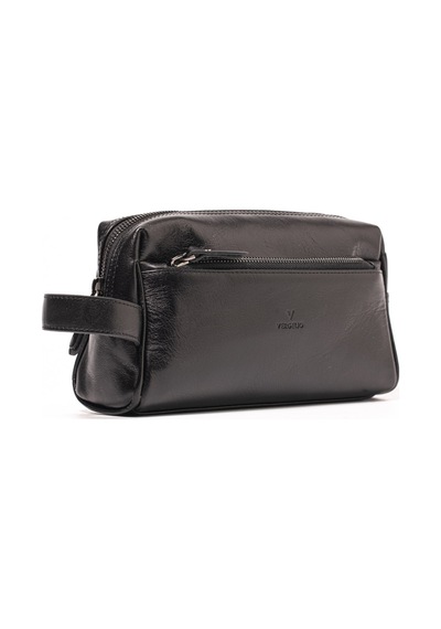 Black El Çantası Erkek 4273 Vergelio Purse Matte Crystal Clutch Bag Siyah