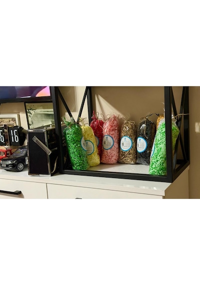 10 Renk Kırpık Kağıt Seti 100 Lü Gr Z Zigzag Hediye Kutusu Dolgu & Paketleme Süsleme Kağıdı