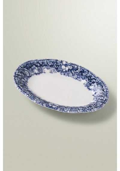 Emsan Floransa Kayık Tabak 21 Cm Mavi