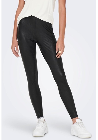 Only Onlsanıra Coated Leggıng Jrs 15276916 Siyah 001