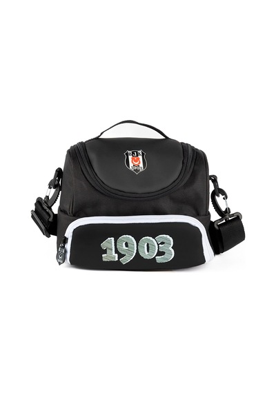 Beşiktaş Lisanslı 1903 Baskılı Erkek Çocuk Okul Beslenme Çantası - 25345 - Siyah Çok Renkli