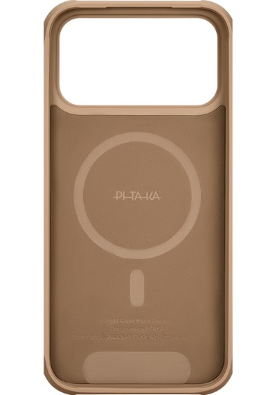 Apple Uyumlu iPhone 17 Pro Kılıf M-safeli Pitaka Tactile Woven Sunset-moonrise Aramid Pro Guard Seri Kapak Kahve Kahverengi
