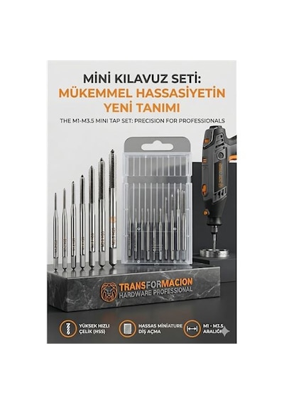 Zenvac Dieter Wolff Serisi 10'lu Hss Kobalt Mikro Kılavuz Seti M1-m3.5 723037 Zenvac29