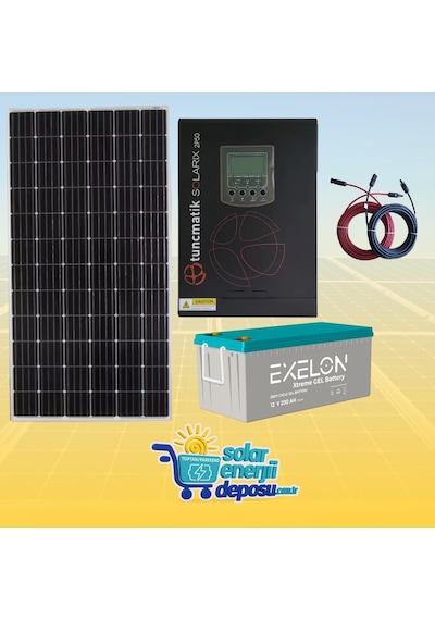Solar Enerji Deposu 2000w Karavan Güneş Enerjisi Paketi Taşınabilir Off-grid Sistem