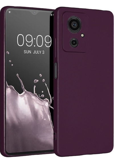 General Mobile GM 23 SE Uyumlu Silikon Kılıf - Kamera Korumalı Esnek Pastel Renk Kapak - Mor