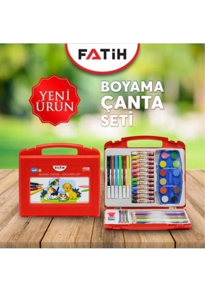 Boyama Çantalı 47 Parça Karışık