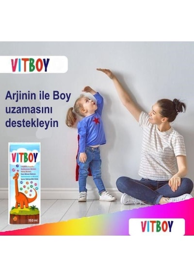 Vitboy Multivitamin ve Mineral İçeren Takviye Edici Gıda 150 ML