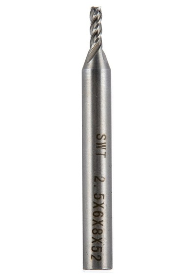 10 Adet Hss Düz Shank 4 Flüt End Mill Cnc Matkap Ucu Set 1.5