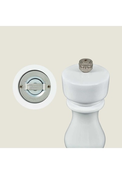 Cole & Mason H233095 London Parlak Beyaz Tuz Ve Biber Değirmenleri 180mm Çok Renkli