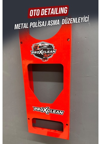 Premium Polisaj Makinesi Standı - Duvar Tipi Metal Oto Detailing Makine Tutucu