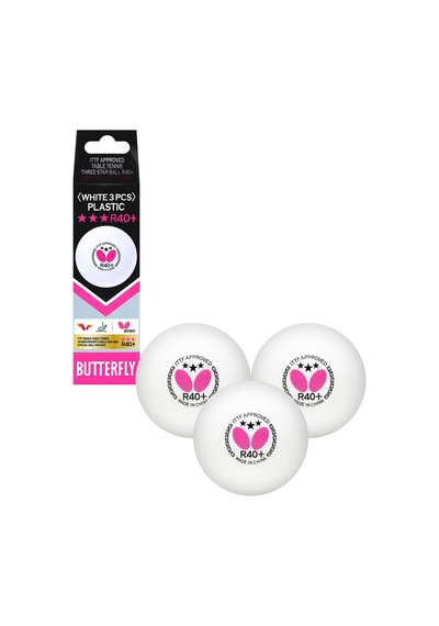 Butterfly 85144s R40+ 3 Yıldız Ittf Onaylı 3lü Masa Tenisi Maç Topu