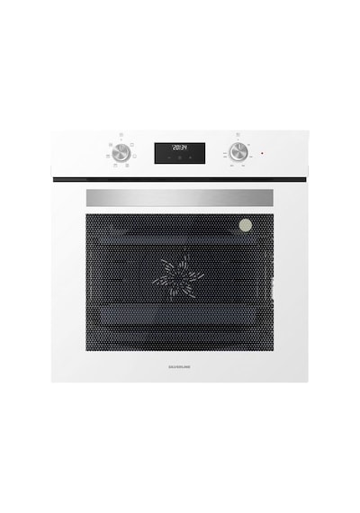 Silverline BO6502W02 - CS5335W01 - 3457 Soho 60 Beyaz Cam Ankastre Set