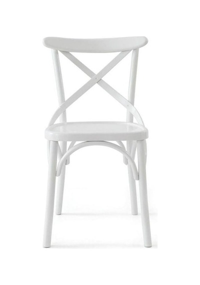 Gazzini Thonet Ahşap Sandalye Beyaz