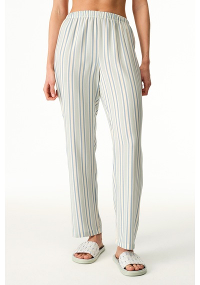 Penti Açık Yeşil Serenity Çizgili Pant Pijama Altı