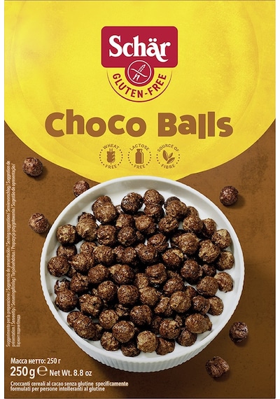 Schar Choco Balls Glutensiz Çikolata Kaplı Mısır Gevreği  5 x 250 G