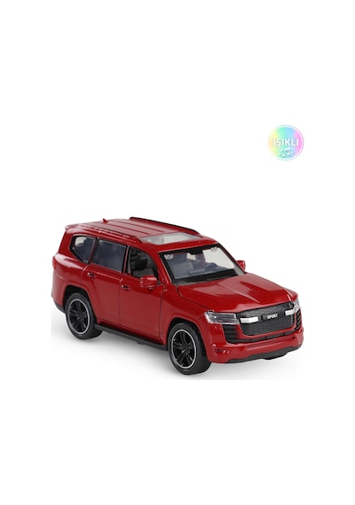 Vardem Kut.çek Bırak 1:32 Işıklı Ve Sesli Metal Jeep - Bordo