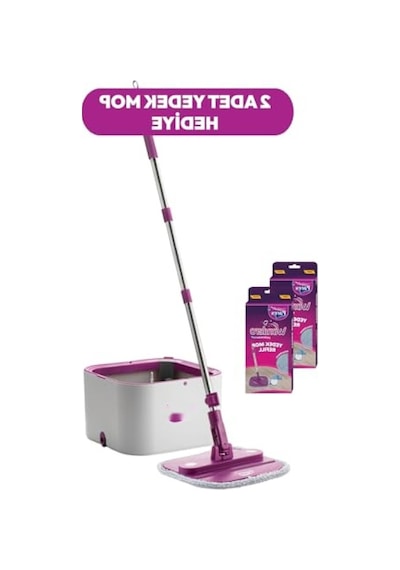Otomatik Temizlik Seti - Yedek Mop Ve Bezli