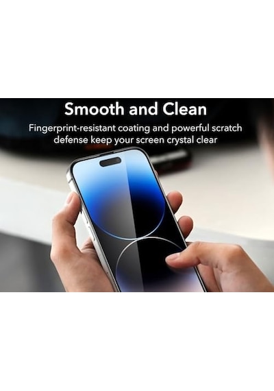 İphone 16 Pro Max Uyumlu Ekranı Tam Kaplayan Full Cam Ekran Koruyucu Kırılmaz Cam Tam Kapatan Screen Protector