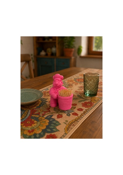 Pembe Mutfak Şefi Kürdanlık Diğer