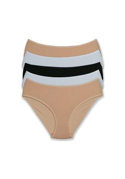 Pierre Cardin Kadın Pamuklu Geniş Kenarlı 5li Külot Çok Renkli
