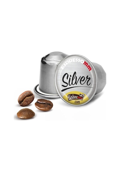 Espressomm® Premium Silver Alüminyum Kapsül Kahve (50 Adet) - Nes