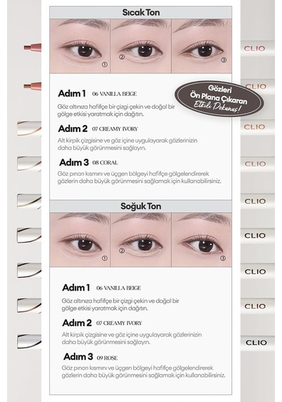 Suya Dayanıklı, İnce Uçlu Göz Kalemi Sharp So Simple Waterproof Pencil Liner 006 Vanilla Beige Diğer