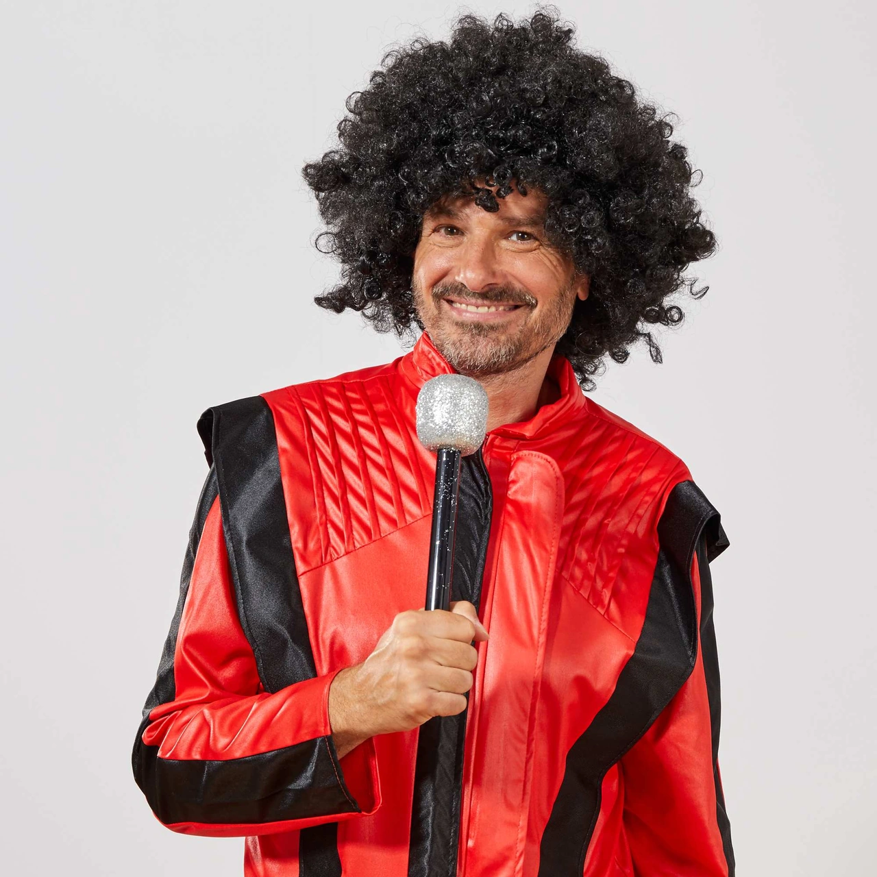 Siyah Renk Kıvırcık Afro Bonus Peruk - Zmff-52886 18