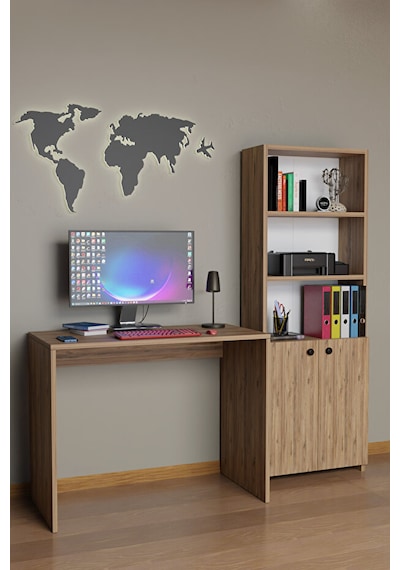 Çok Amaçlı 2 Kapaklı Kitaplıklı Çalışma Masası - Ev Ofis Öğrenci Bilgisayar Ders Çalışma Masası Ofis Masası Atlantik Çam Çok Amaçlı 2 Kapaklı Kitaplıklı Çalışma Masası - Ev Ofis Öğrenci Bilgisayar Ders Çalışma Masası Ofis Masası Atlantik Çam