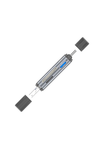 Ally Ads-307 3 In 1 Usb + Micro Usb + Type-c Otg Kart Okuyucu