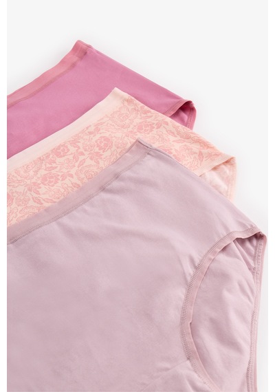 Penti Wild Rose 3lü Yüksel Bel Slip Külot Çok Renkli