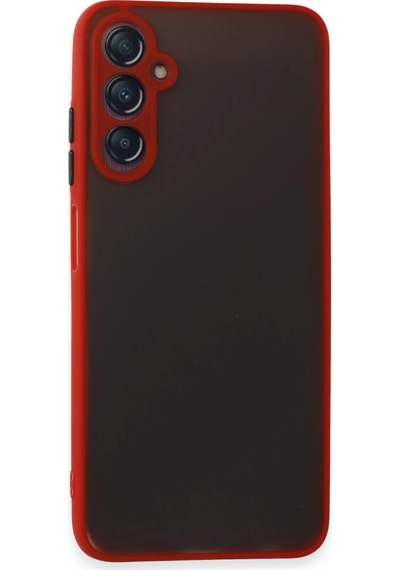Samsung Uyumlu Galaxy A05s Kılıf Montreal Silikon Kapak - Kırmızı Çok Renkli