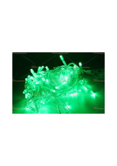 10 Metre 100 Led Yeşil Renk Süs Işık Yeşil
