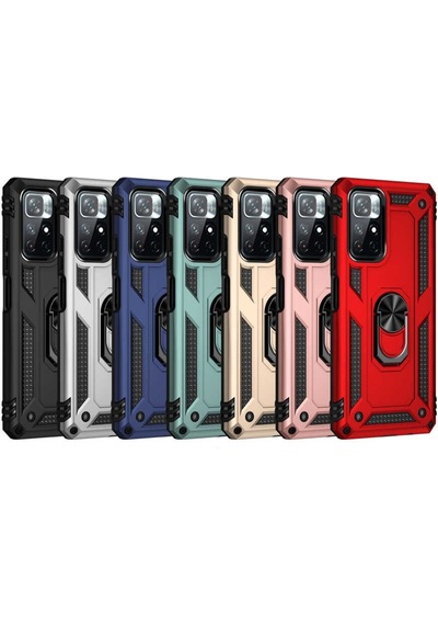 Xiaomi Poco M4 Pro 5G Kilif Yüzüklü Zirh Tank Vega 530239576