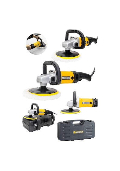 Graizer S-3000 3000 W Pasta Cila Polisaj Zimpara Makinesi Sarı