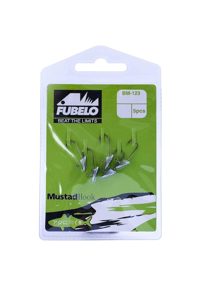Fubelo Flat Head 5 Adet Jig Head 1 Gr - 8 No