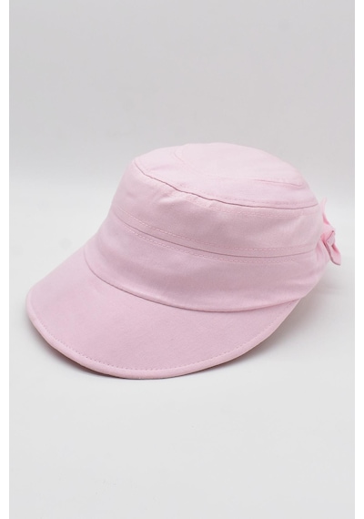 Bayan Trend Güneş Koruyucu Şapka Pembe - Açık Pembe