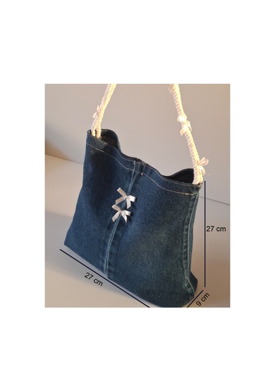 Tuttobene Deny Denim Fiyonklu Pinterest Omuz Çantası Tb042