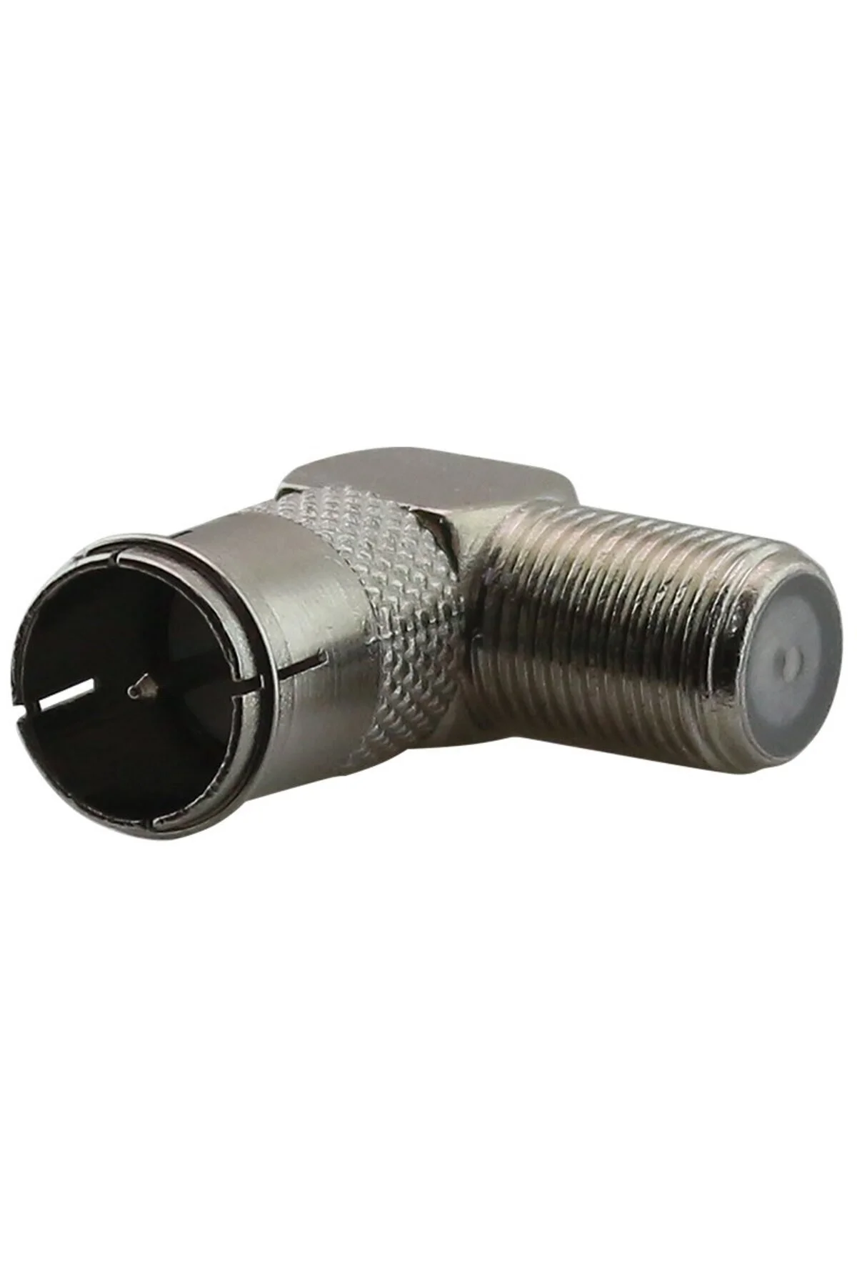 Hızlı F Konnektör L Fiş 90 Derece Anten Başlığı Quick Fiş Için F Connektör Rg6 Rg5 8 Adet