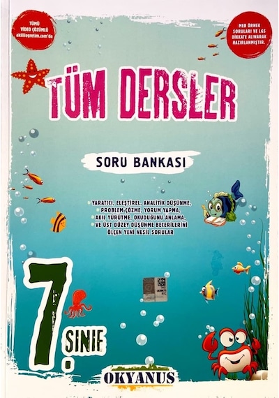 7. Sınıf Tüm Dersler Soru Bankası -  Okyanus Eğitim