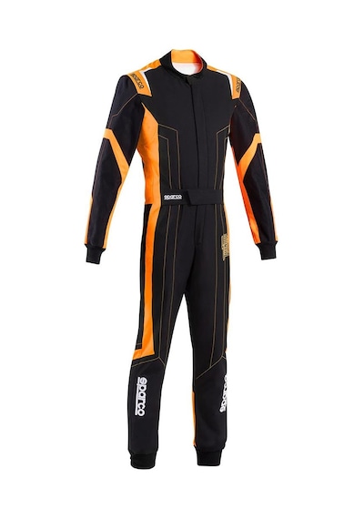 Sparco K48 Thunder Profesyonel Karting Tulumu Turuncu Xl
