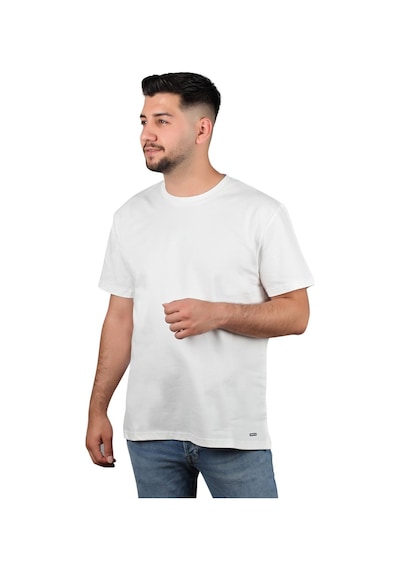 Manta 2610 Erkek Penye T-shirt-26883-beyaz Beyaz