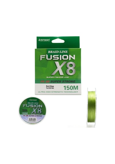 Remixon Fusion 150m X8 Green İp Misina 0,08mm 0,08mm