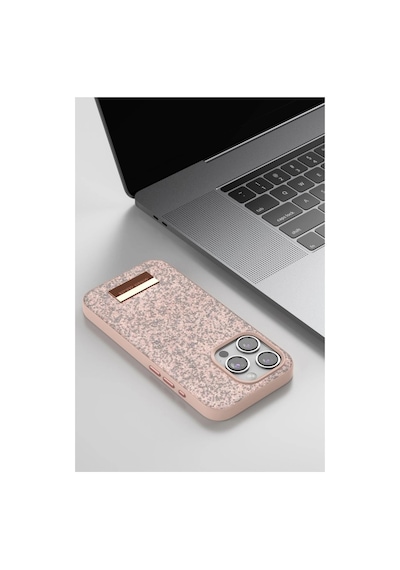 Onegif Apple İphone Uyumlu 15 Bright Simli Kapak - Siyah Çok Renkli