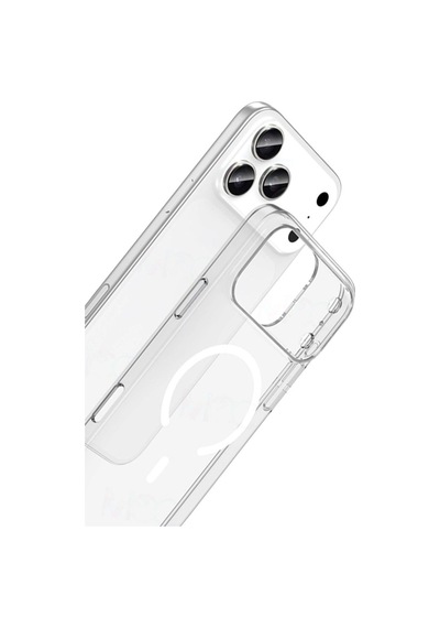 Apple İphone 17 Pro Combo Sert Şeffaf Magsafe Kapak - Şeffaf