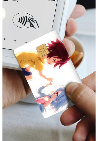 No Game No Life Kart Kaplama Sticker 8 Adet Çok Renkli
