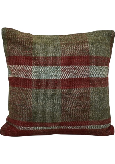 Zehra Abla Halı Yeni El Dokuma Dekoratif Kilim Kırlent Yastık Kılıfı 6062
