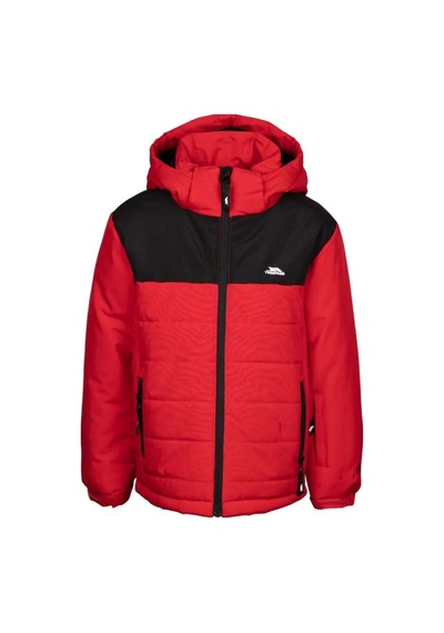 Trespass Trespass Halston - Kids Ski Unisex Çocuk Kırmızı Kayak Ceketi Red Kırmızı