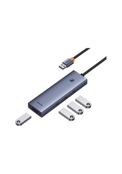 4-port Hub Space Grey Usba To Usb3.0 4
