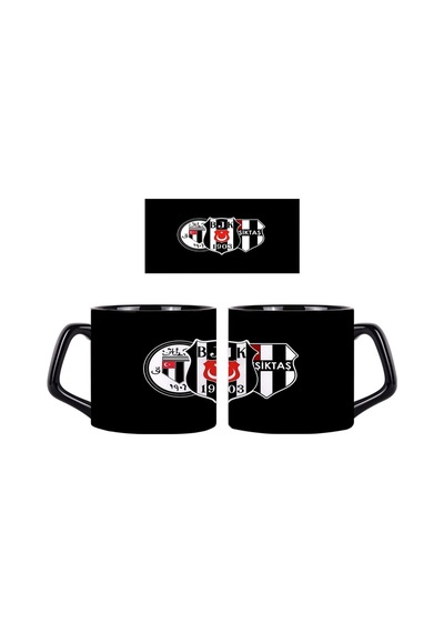 Beşiktaş Kupa Bardak Tek Adet 0244 Çok Renkli