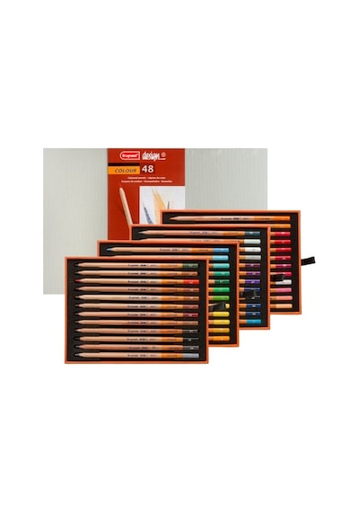 Bruynzeel Design Color Ahşap Kutulu Kuru Boya Seti 48 Renk N11.1313